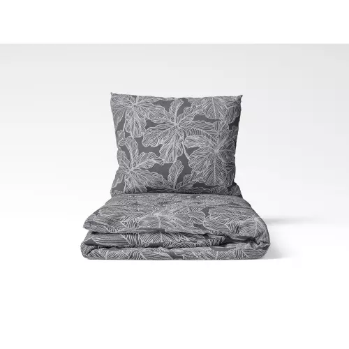 Saténové povlečení Noční listy 140x200+70x90