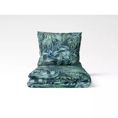 Saténové povlečení Duhový tropic 140x200+70x90