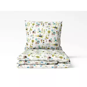 Dětské bavlněné povlečení Zelená jungle 140x200+70x90
