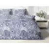 Bavlněné povlečení Tmavě modré mandaly na bílé 140x200+70x90