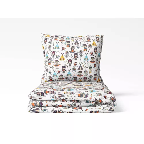 Dětské bavlněné povlečení Indiáni 140x200+70x90