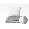 Bavlněné povlečení Šedí a bílí motýlci - vende 140x200+70x90
