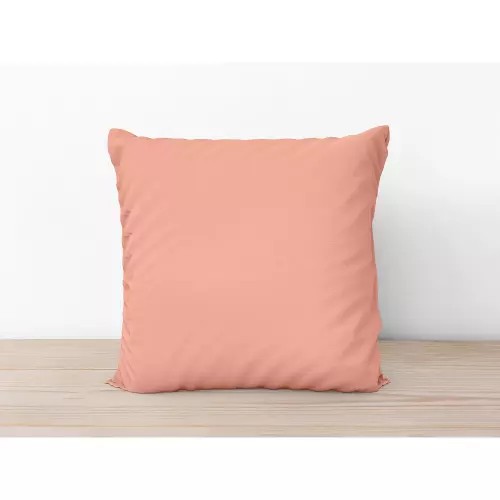 Bavlněný povlak na polštář Lososový 50x50
