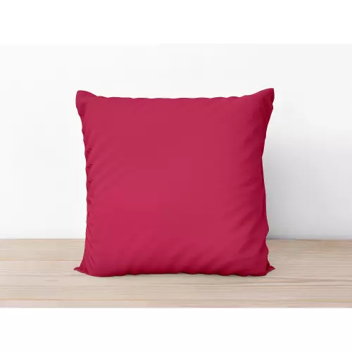 Bavlněný povlak na polštář Malinový 40x40