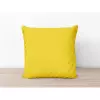 Bavlněný povlak na polštář Žlutý 70x90
