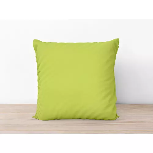 Bavlněný povlak na polštář Pistáciový 50x50