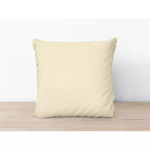 Bavlněný povlak na polštář Smetanový 70x90