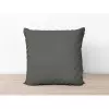 Bavlněný povlak na polštář Tmavě šedý 50x70