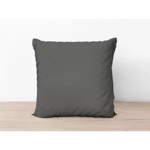 Bavlněný povlak na polštář Tmavě šedý 50x70