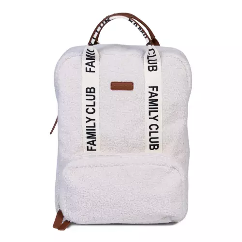 Přebalovací batoh Family Club Signature Teddy Off White