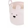 Koš na hračky Teddy Off White 30x30x30 cm