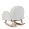 Křeslo dětské houpací Teddy Off White