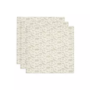 Pleny 3 ks 70x70 cm Animals Olive Green