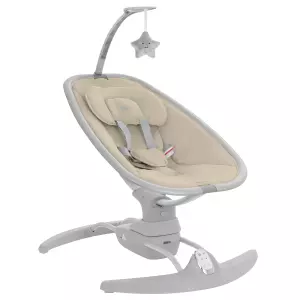 Houpací lehátko elektrické Spinny Beige