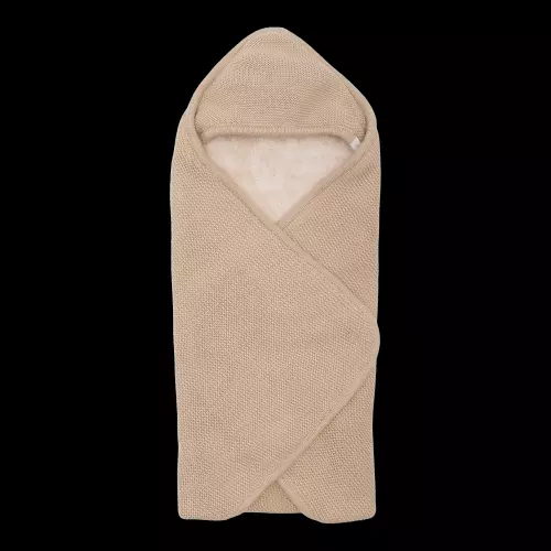 Deka zavinovací pletená 75x75cm Beige