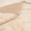 Deka zavinovací pletená 75x75cm Beige