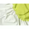 Nepropustné froté prostěradlo s napínací gumou - světle zelené 90x200