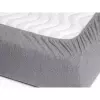 Nepropustné froté prostěradlo s napínací gumou - šedé 180x200