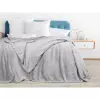 Deka Mikroflanel - světle šedá - 150x200