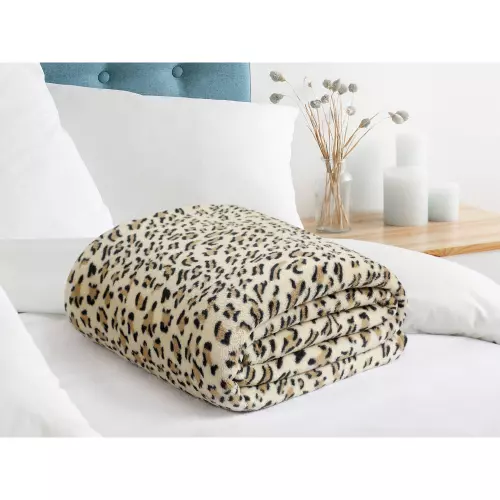 Deka Mikroflanel - leopard - 150x200