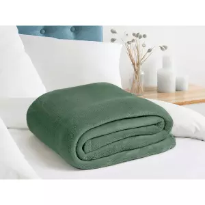 Deka Mikroflanel - lahvově zelená - 150x200