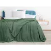 Deka Mikroflanel - lahvově zelená - 150x200