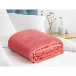 Deka Mikroflanel - korálová - 150x200