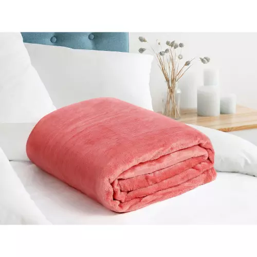 Deka Mikroflanel - korálová - 150x200