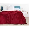 Deka Mikroflanel - červená - 150x200