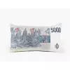 Polštář 3D bankovka 5000 Kč - 30x50