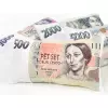 Polštář 3D bankovka 500 Kč - 30x50