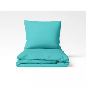 Bavlněné povlečení - tyrkysové 140x200+70x90