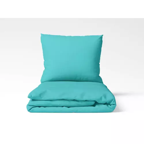 Bavlněné povlečení - tyrkysové 140x200+70x90