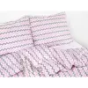 Bavlněné povlečení - růžový cikcak 140x200+70x90