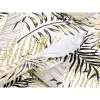 Bavlněné povlečení - zlato-černé palmové listy 140x200+70x90