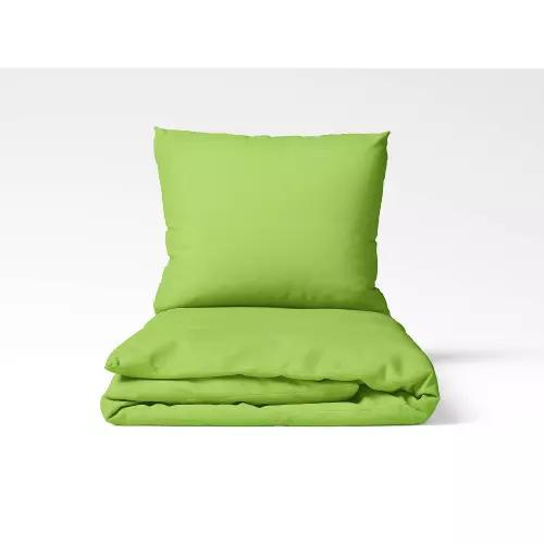 Bavlněné povlečení - zelené 140x200+70x90