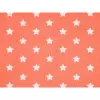 Dětské bavlněné povlečení - hvězdičky na lososové 140x200+70x90