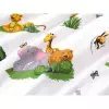 Dětské bavlněné povlečení - ZOO na bílé 140x200+70x90