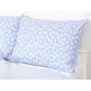 Dětské bavlněné povlečení - velký puntík na světle modré 140x200+70x90