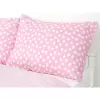 Dětské bavlněné povlečení - velký puntík na růžové 140x200+70x90
