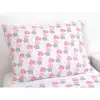 Dětské bavlněné povlečení - růžoví a šedí sloníci 140x200+70x90