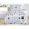 Dětské bavlněné povlečení - pejsci s kostí 140x200+70x90