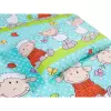 Dětské bavlněné povlečení - ovečky na tyrkysové - do postýlky 90x140+40x60