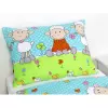 Dětské bavlněné povlečení - ovečky na tyrkysové 140x200+70x90