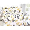 Bavlněné povlečení - palmové listy 140x200+70x90