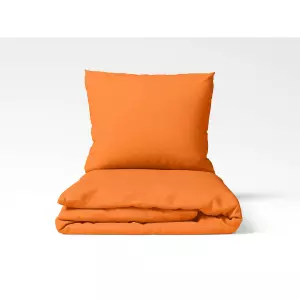 Bavlněné povlečení - oranžové 140x200+70x90