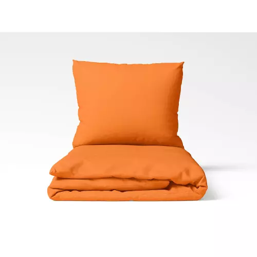 Bavlněné povlečení - oranžové 140x200+70x90
