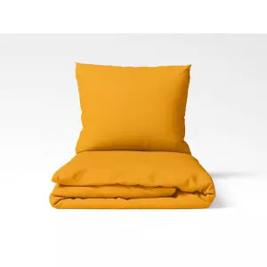 Bavlněné povlečení - hořčicové 140x220+70x90