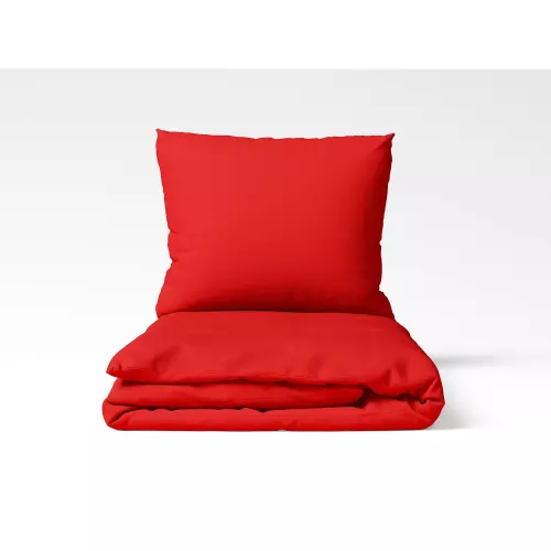 Bavlněné povlečení - červené 140x200+70x90