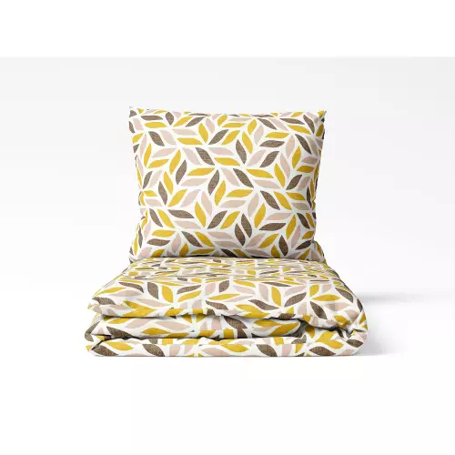 Bavlněné povlečení - podzimní vintage listy 140x200+70x90